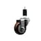 Service Caster 3'' SS Maroon Poly Wheel Swivel 1-3/8'' Expanding Stem Caster SCC-SSEX20S314-PPUB-MRN-138 - alternate 1